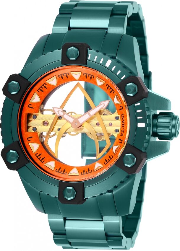 Invicta DC Comics Aquaman Orange Dial Men's Watch #26845 - Watches of America