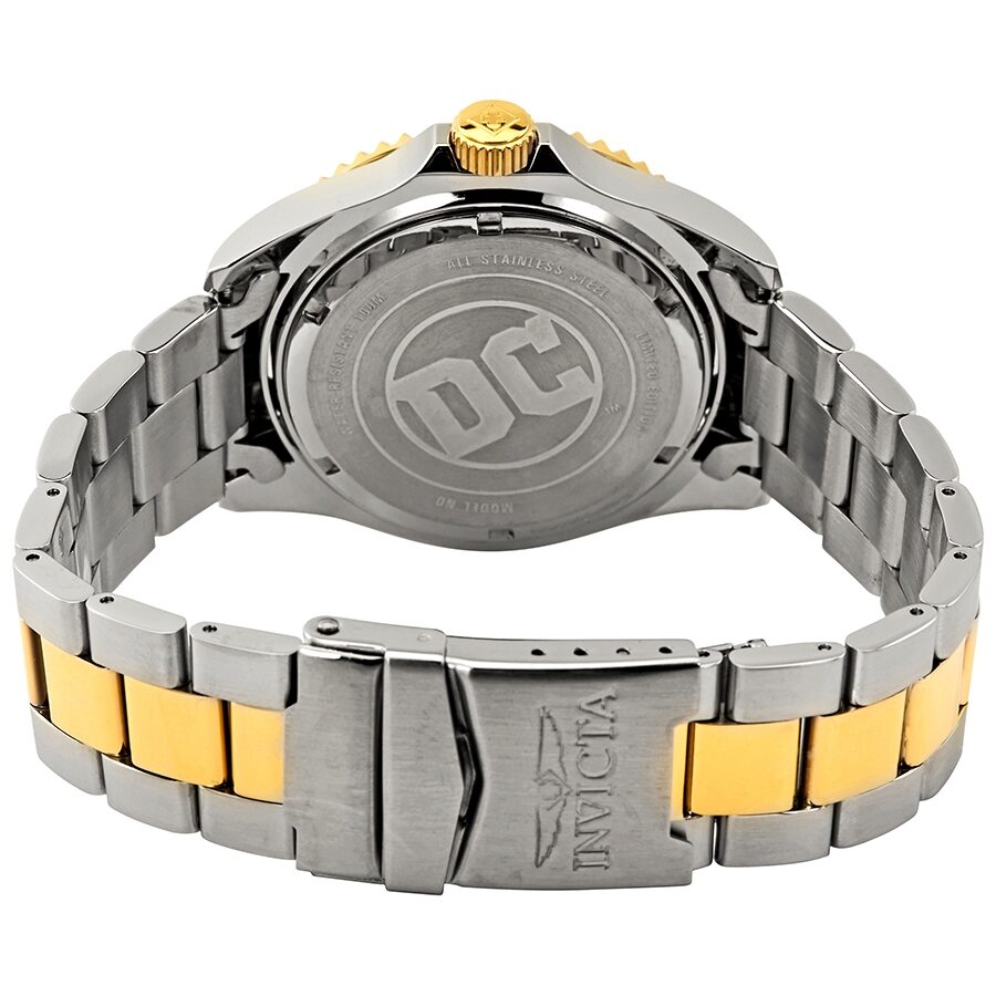 Invicta DC Comics Batman Black Dial Two-tone Men's Watch
