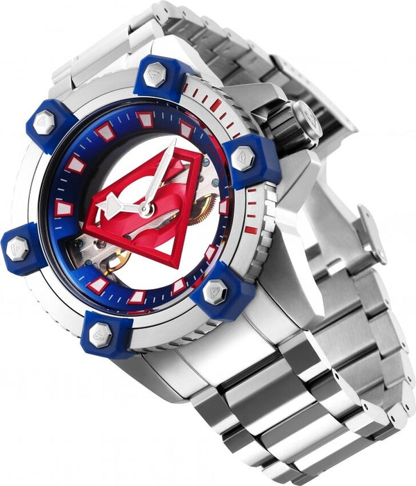 Invicta DC Comics Superman Blue Transparent Dial Men's Watch #26842 - Watches of America #2