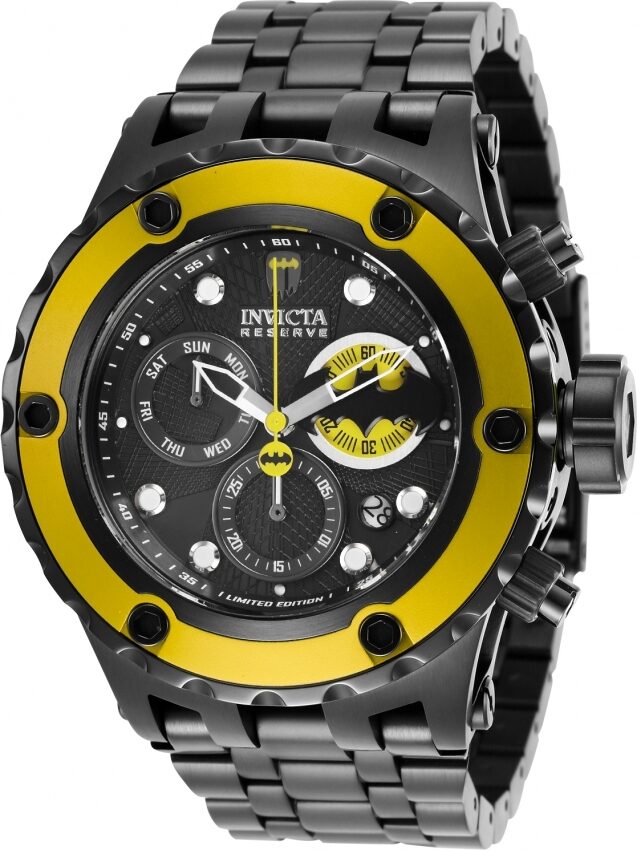 Invicta DC Comics Batman Chronograph Black Dial Men's Watch #27098 - Watches of America