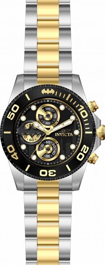 Invicta DC Comics Batman Chronograph Quartz Black Dial Men's Watch #29059 - Watches of America