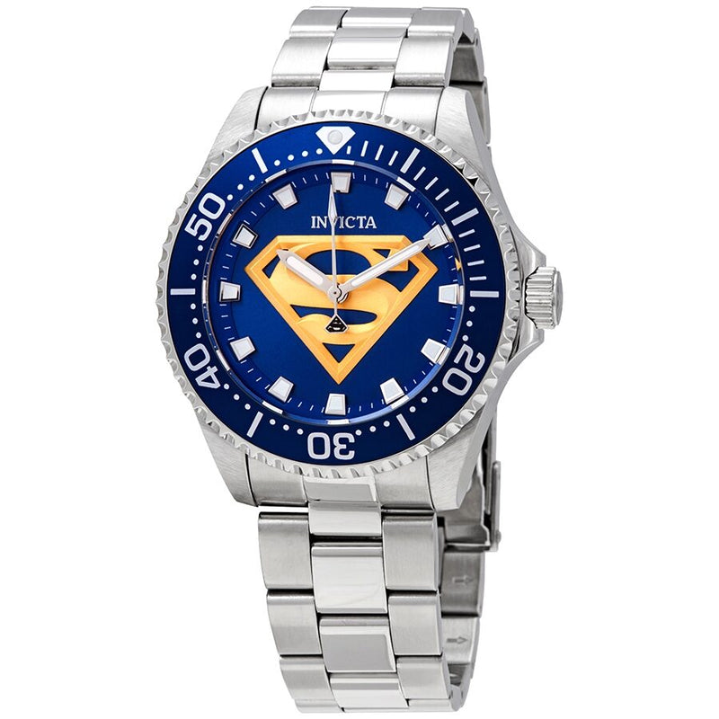 Invicta DC Comics Superman Quartz Blue Dial Men's Watch #29688 - Watches of America
