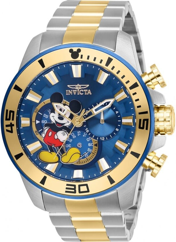 Invicta Disney Limited Edition Mickey Mouse Chronograph Blue Dial