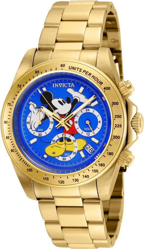 Invicta Disney Limited Edition Mickey Mouse Chronograph Blue Dial Men's Watch #25195 - Watches of America