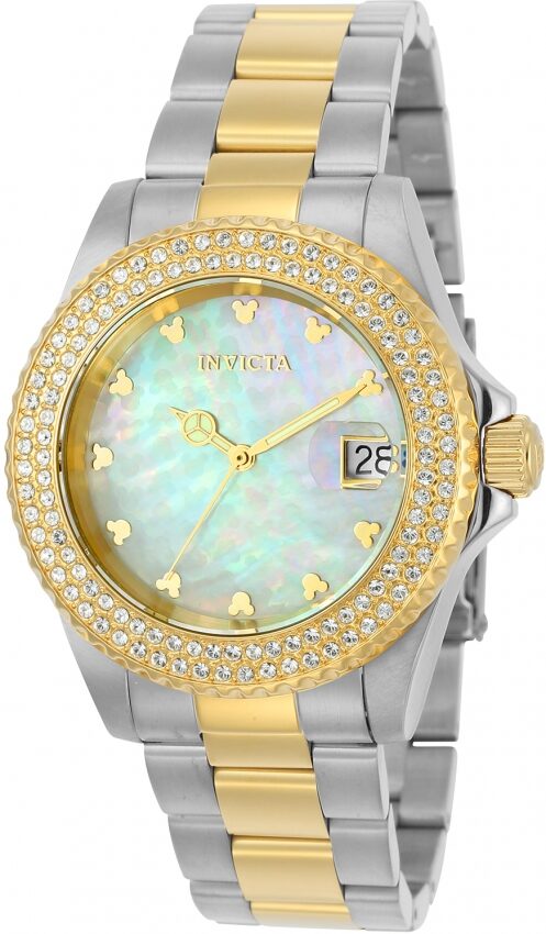 Invicta Disney Limited Edition Mother of Pearl Dial Ladies Watch #22732 - Watches of America