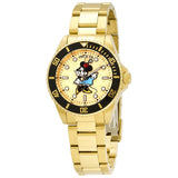 Invicta Disney Limited Edition Minnie Mouse Quartz Gold Dial Ladies Watch #29676 - Watches of America