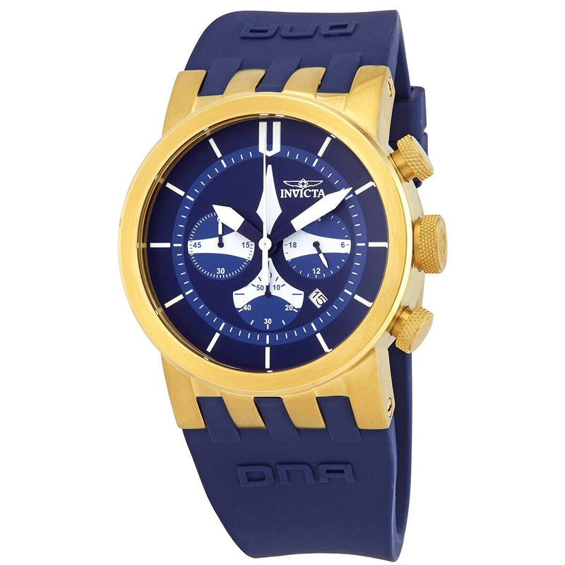 Invicta DNA Blue Dial Chronograph Men's Watch #25059 - Watches of America