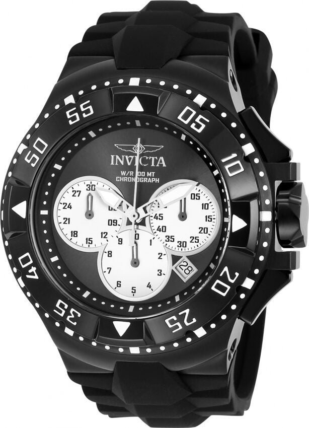 Invicta Excursion Chronograph Black Dial Men's Watch #23041 - Watches of America