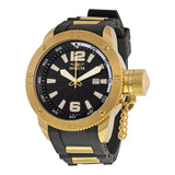 Invicta Force Black Black Dial Black Polyurethane Men's Watch #12964 - Watches of America