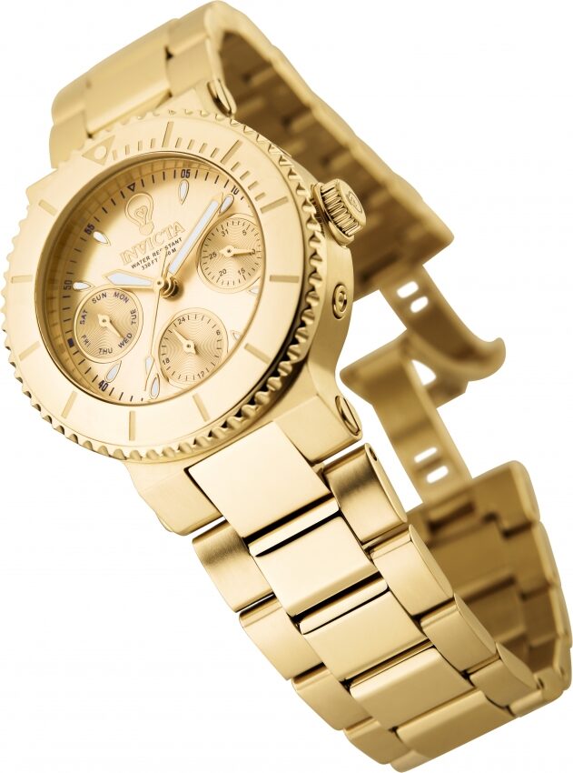 Invicta Gabrielle Union Multi-Function Gold Dial Ladies Watch #22895 - Watches of America #2