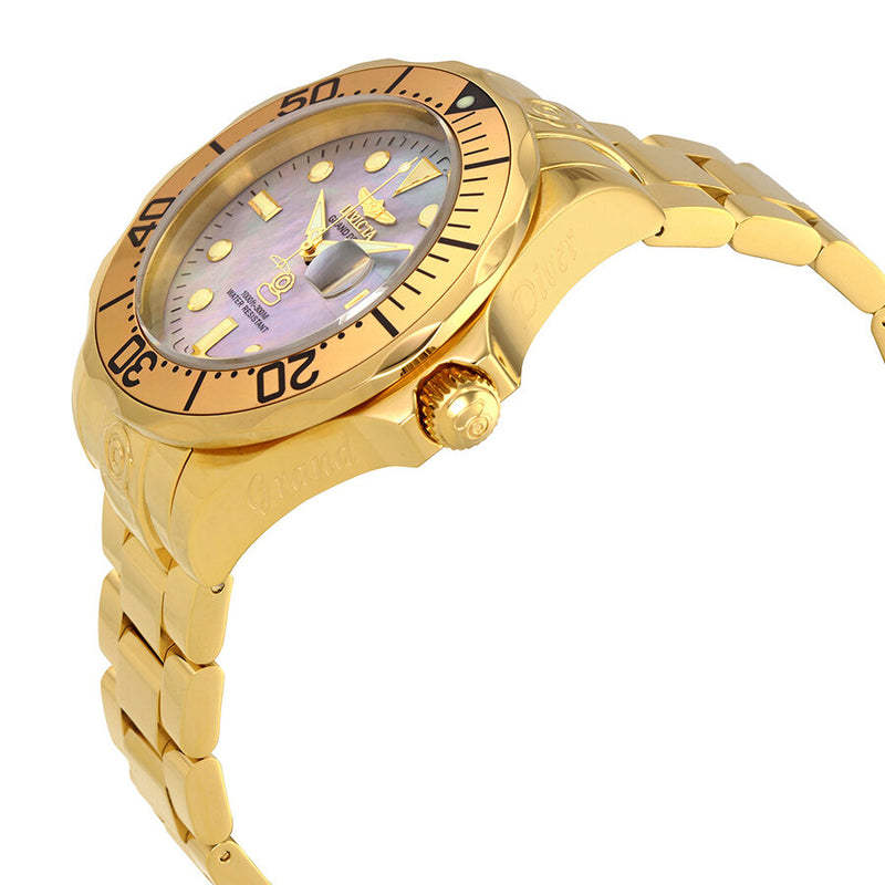 Invicta grand best sale diver watch gold