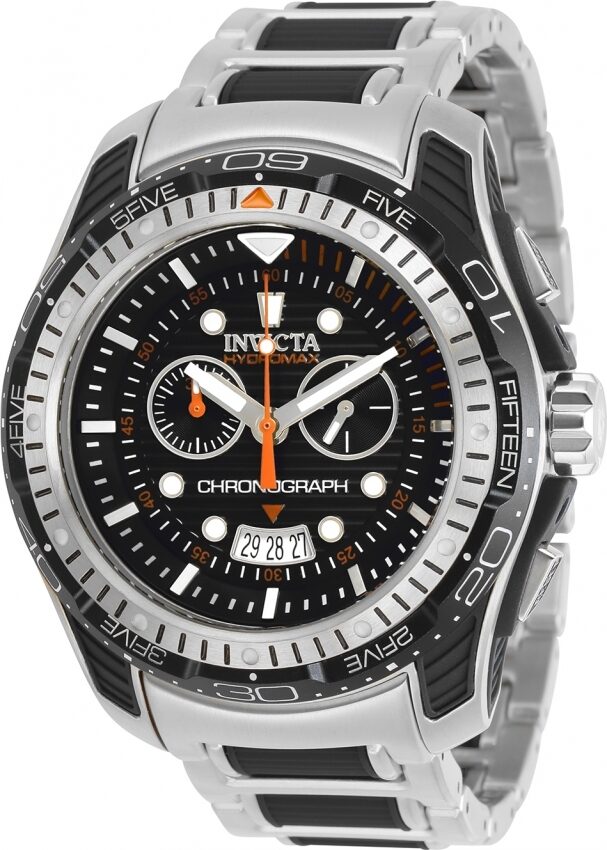 Invicta Hydromax Chronograph Quartz Black Dial Men's Watch #29575 - Watches of America