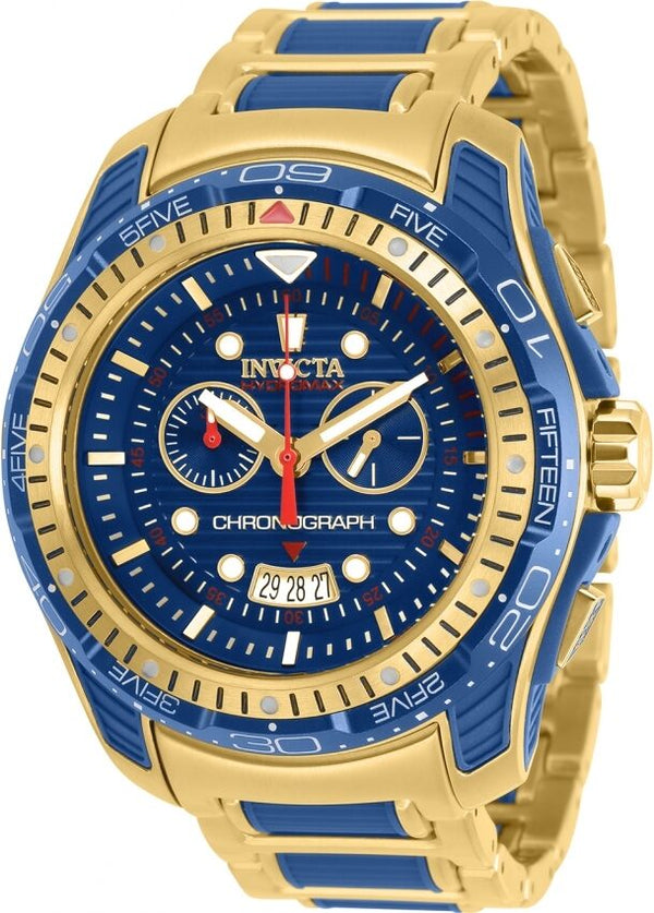 Invicta Hydromax Chronograph Quartz Blue Dial Men's Watch #29578 - Watches of America