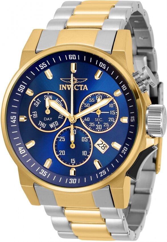 Invicta I-Force Chronograph Quartz Blue Dial Men's Watch #31633 - Watches of America