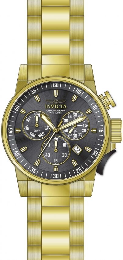 Invicta I-Force Chronograph Quartz Gunmetal Dial Men's Watch #31638 - Watches of America