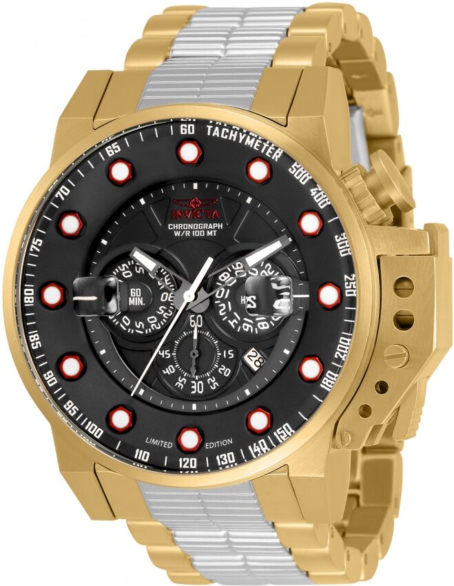 Invicta I-Force Chronograph Quartz Black Dial Men's Watch #33411 - Watches of America