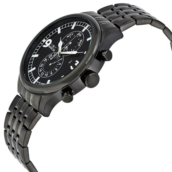 Invicta II Black Ion Plated Stainless Steel Men's Watch #0367 - Watches of America #2