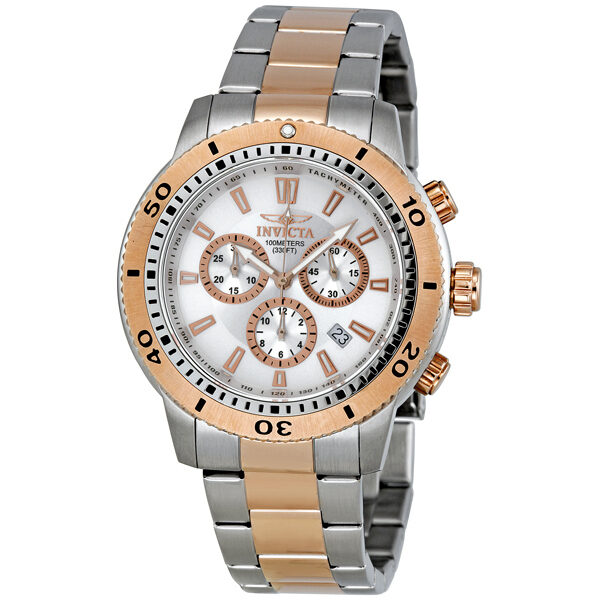 Invicta II Collection Chronograph Two-tone Stainless Steel Men's Watch #1204 - Watches of America