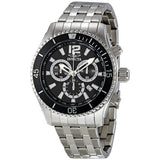Invicta Series II Chronograph Black Dial Stainless Steel Men's Watch #0621 - Watches of America