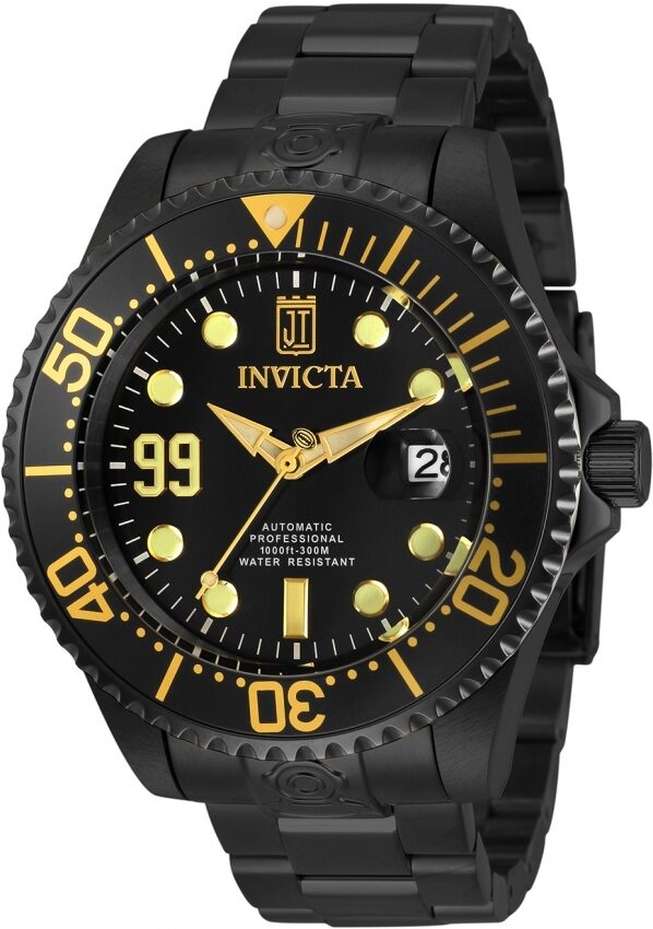 Invicta Jason Taylor Automatic Black Dial Men's Watch #30196 - Watches of America