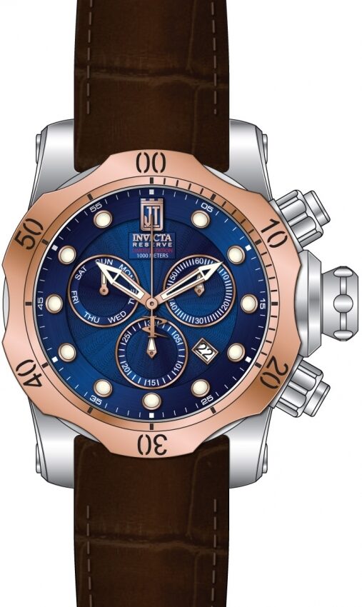 Invicta Jason Taylor Chronograph Quartz Blue Dial Men's Watch #31650 - Watches of America