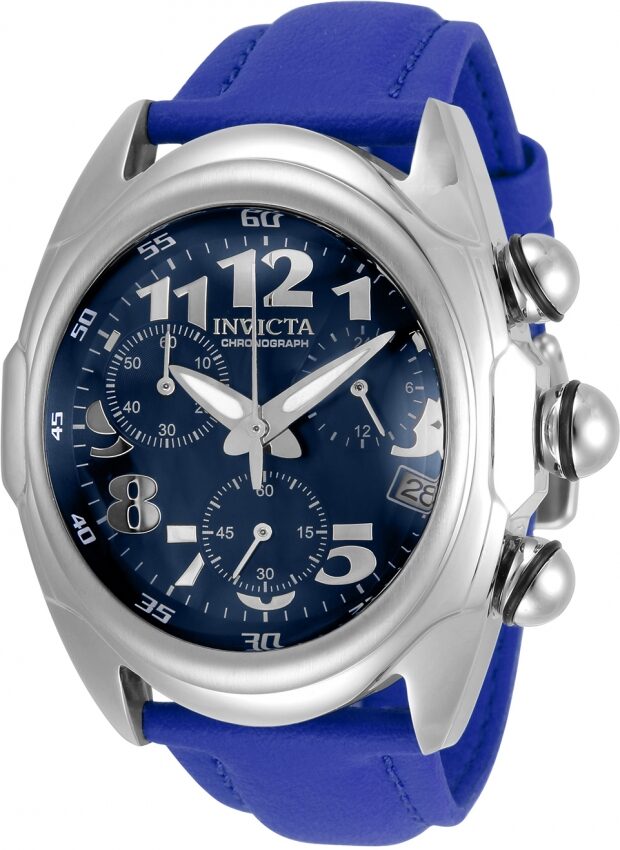 Invicta Lupah Chronograph Quartz Blue Dial Men's Watch #31405 - Watches of America