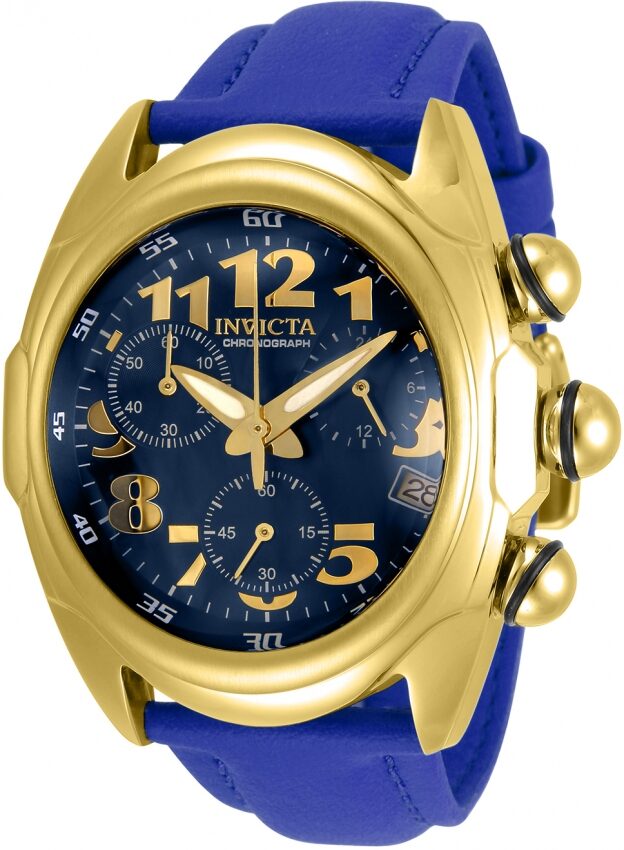 Invicta Lupah Chronograph Quartz Blue Dial Men's Watch #31407 - Watches of America