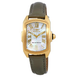 Invicta Lupah Mother of Pearl Dial Leather Ladies Watch #20457 - Watches of America