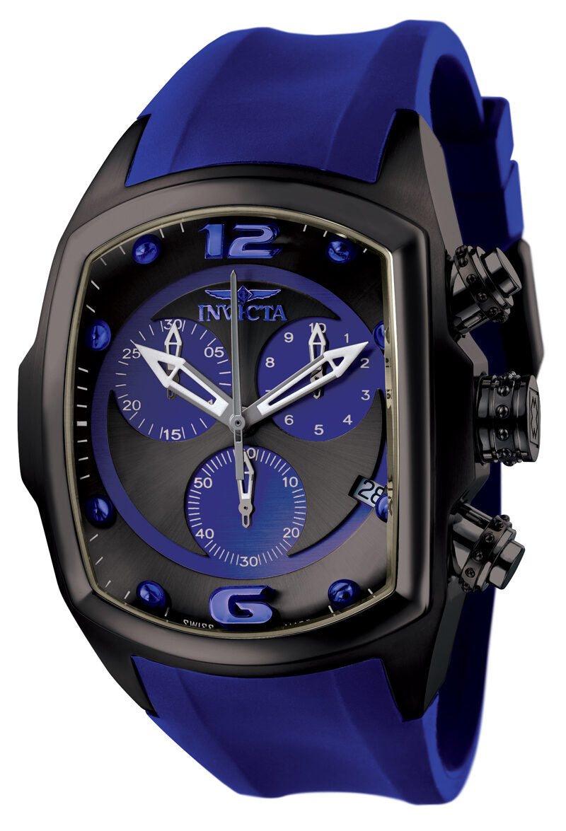 Invicta Lupah Revolution Blue Rubber Men's Chronograph Watch #6729 - Watches of America