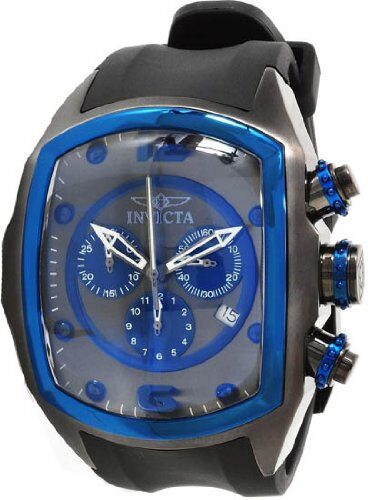 Invicta Lupah Revolution Chronograph Gunmetal Dial Men's Watch #10066 - Watches of America