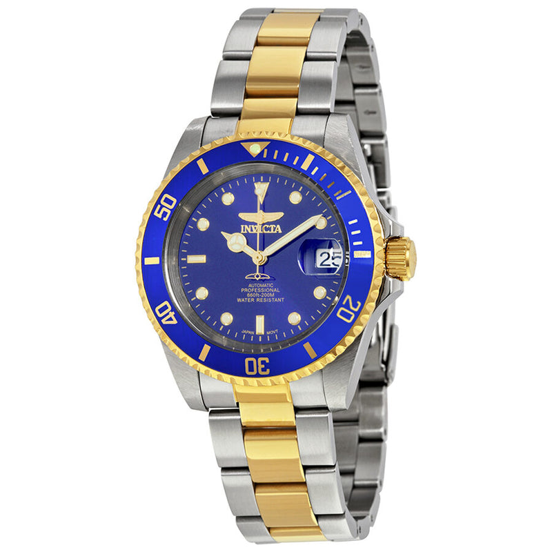 Invicta Mako Pro Diver Automatic Blue Dial Two-tone Men's Watch #8928OB - Watches of America