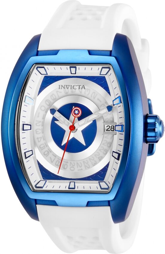 Invicta Marvel Captain America Automatic Blue Dial Men's Watch #26947 - Watches of America
