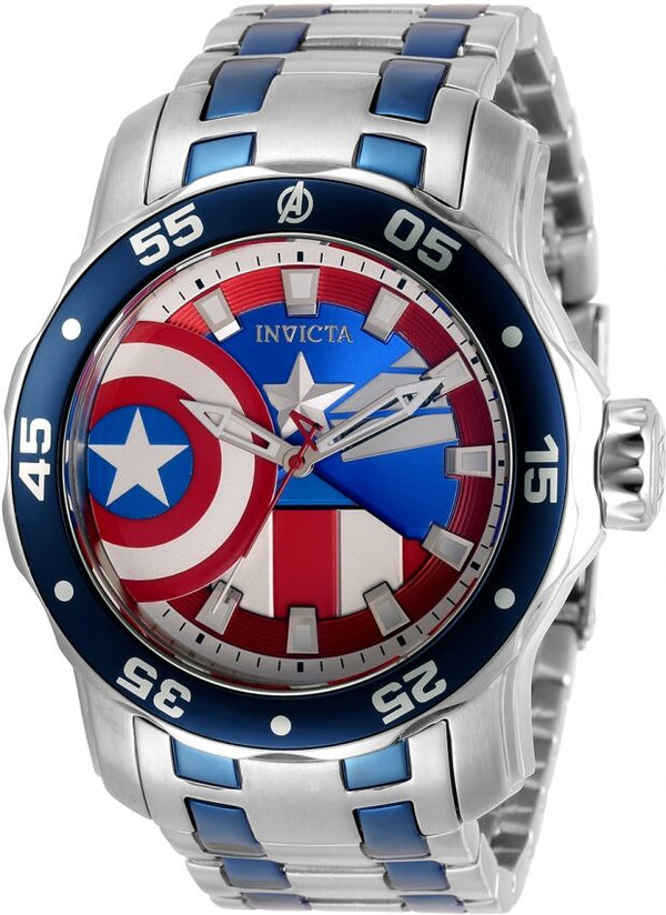 Captain America Shield Watch with Dual Fasten Adjustable Strap Brown | eBay