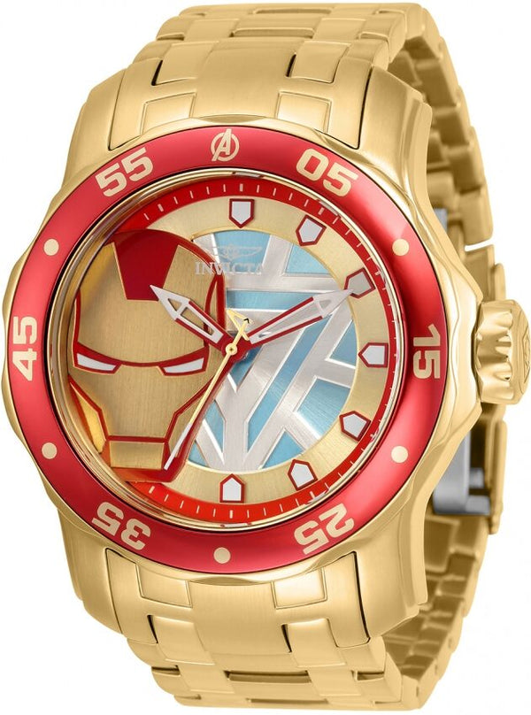 Invicta Marvel Ironman Quartz Men's Watch #32423 - Watches of America