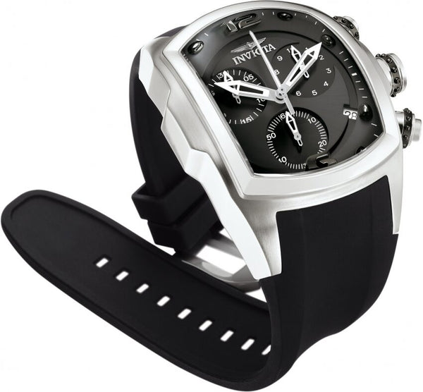 Invicta Men's Lupah Collection Revolution Chronograph Black Polyurethane Watch #6103 - Watches of America #2