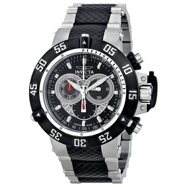 Invicta Men's Subaqua Noma Chronograph Black Dial Two-tone Men's Watch #4696 - Watches of America