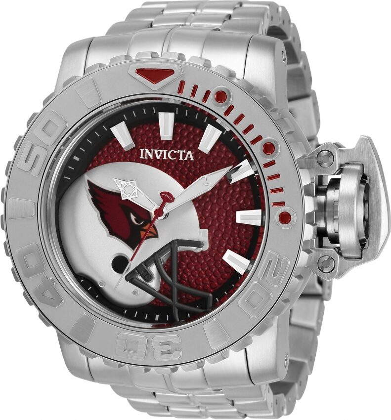 Invicta NFL Arizona Cardinals Automatic Red Dial Men's Watch #32995 - Watches of America