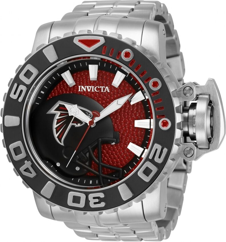 Invicta NFL Atlanta Falcons Automatic Red Dial Men's Watch #32997 - Watches of America