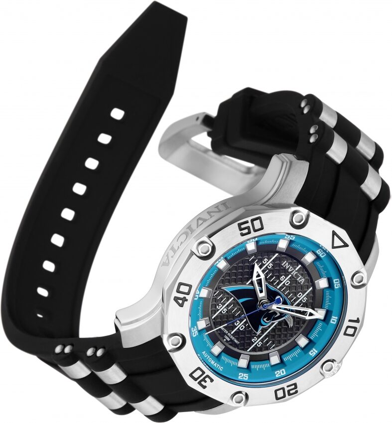 Invicta NFL Carolina Panthers Automatic Black Dial Ladies Watch #32877 - Watches of America #2