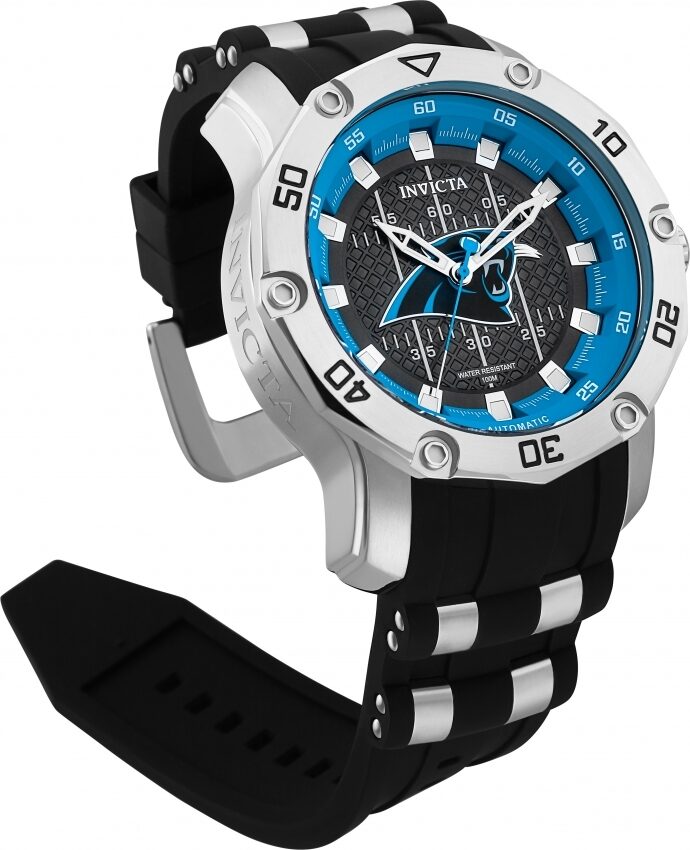 Invicta NFL Carolina Panthers Automatic Black Dial Men s Watch 32012 Watches of America