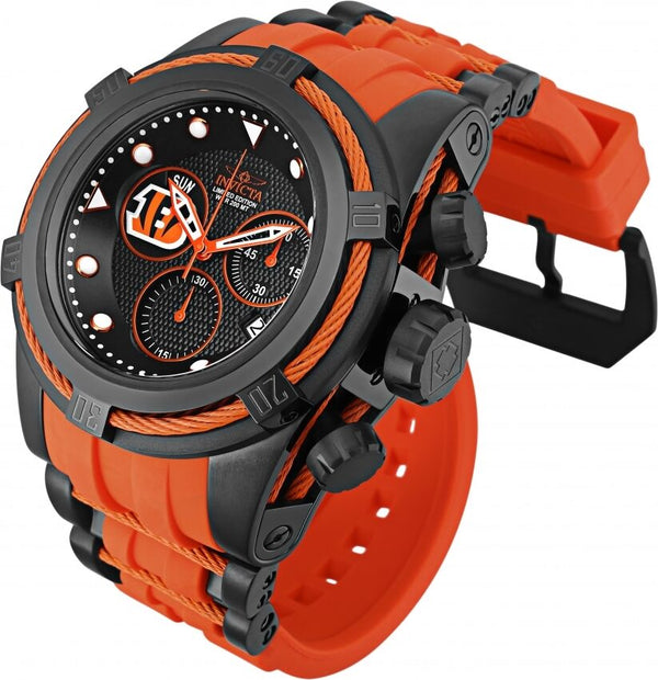 Invicta NFL Cincinnati Bengals Chronograph Quartz Black Dial Men's Watch #30229 - Watches of America #2