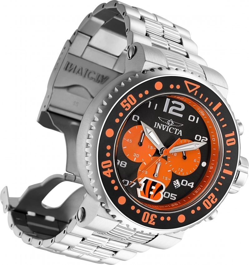Invicta NFL Cincinnati Bengals Chronograph Quartz Men's Watch #30261 - Watches of America #2