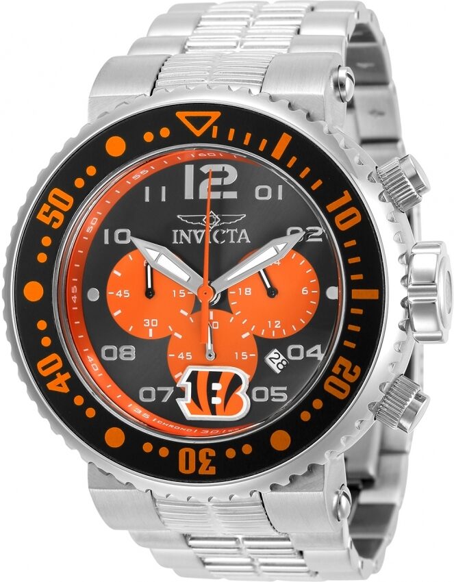 Invicta NFL Cincinnati Bengals Chronograph Quartz Men's Watch #30261 - Watches of America