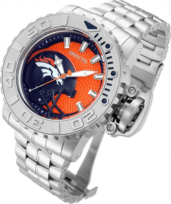 Invicta NFL Denver Broncos Automatic Orange Dial Men's Watch #33005 - Watches of America #2