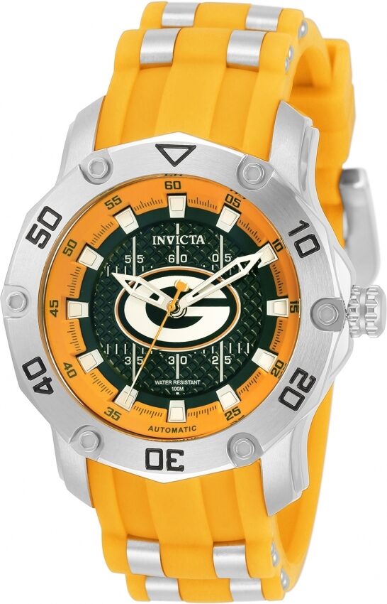 Invicta NFL Green Bay Packers Automatic Green Dial Ladies Watch #32884 - Watches of America