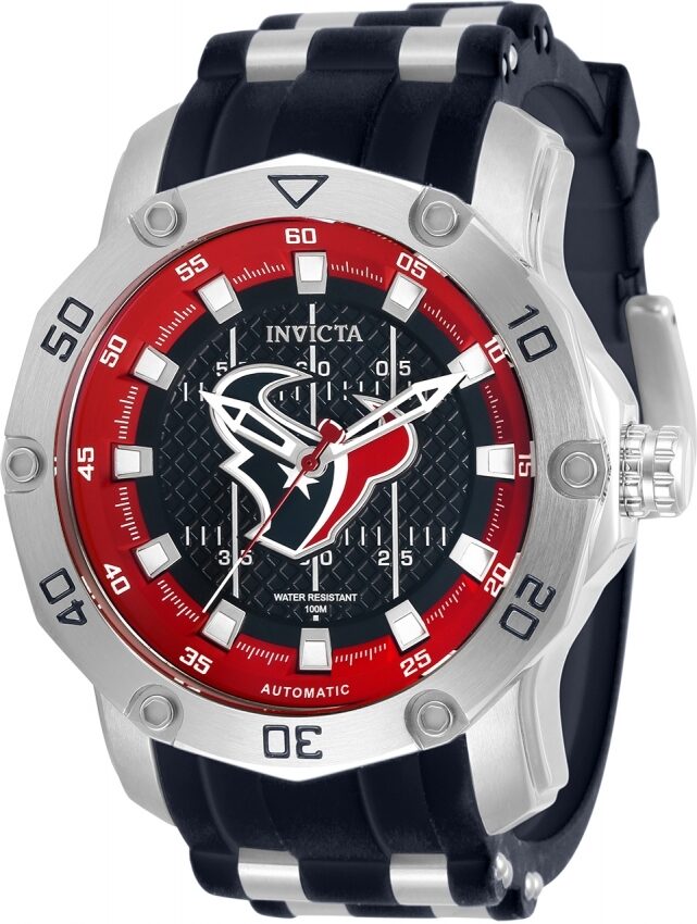 Invicta NFL Houston Texans Automatic Dark Blue  Dial Men's Watch #32020 - Watches of America