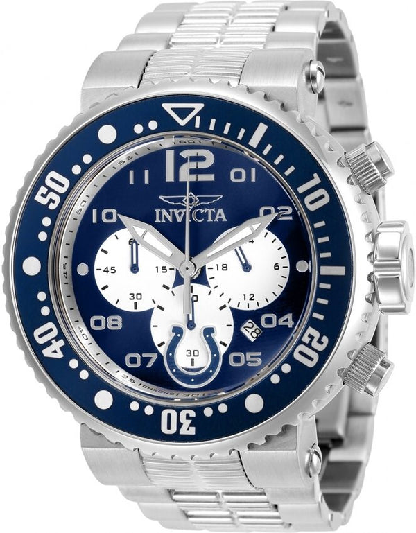 Invicta NFL Indianapolis Colts Chronograph Quartz Men's Watch #30268 - Watches of America