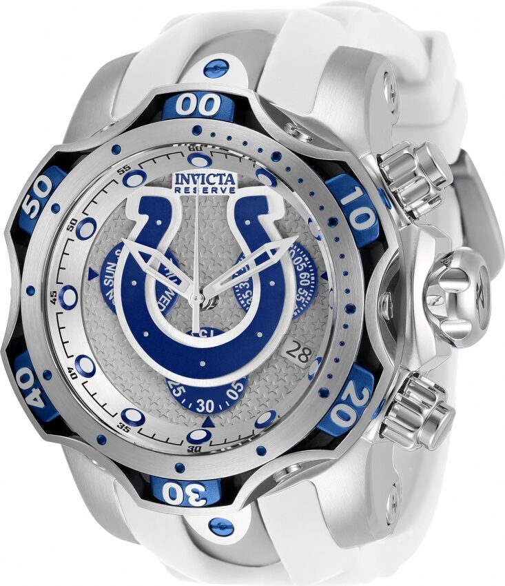 Invicta NFL Indianapolis Colts Chronograph Quartz Men's Watch #33075 - Watches of America