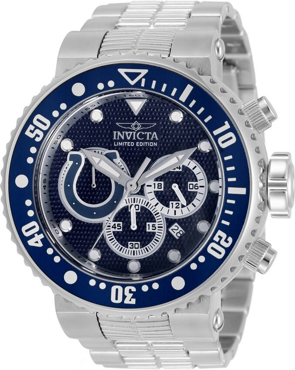 Invicta NFL Indianapolis Colts Chronograph Quartz Men's Watch #33128 - Watches of America