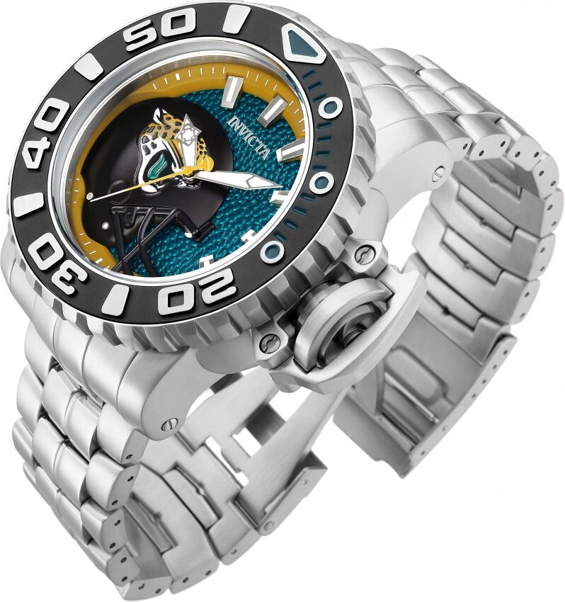 Invicta NFL Jacksonville Jaguars Automatic Blue Dial Men's Watch #33010 - Watches of America #2